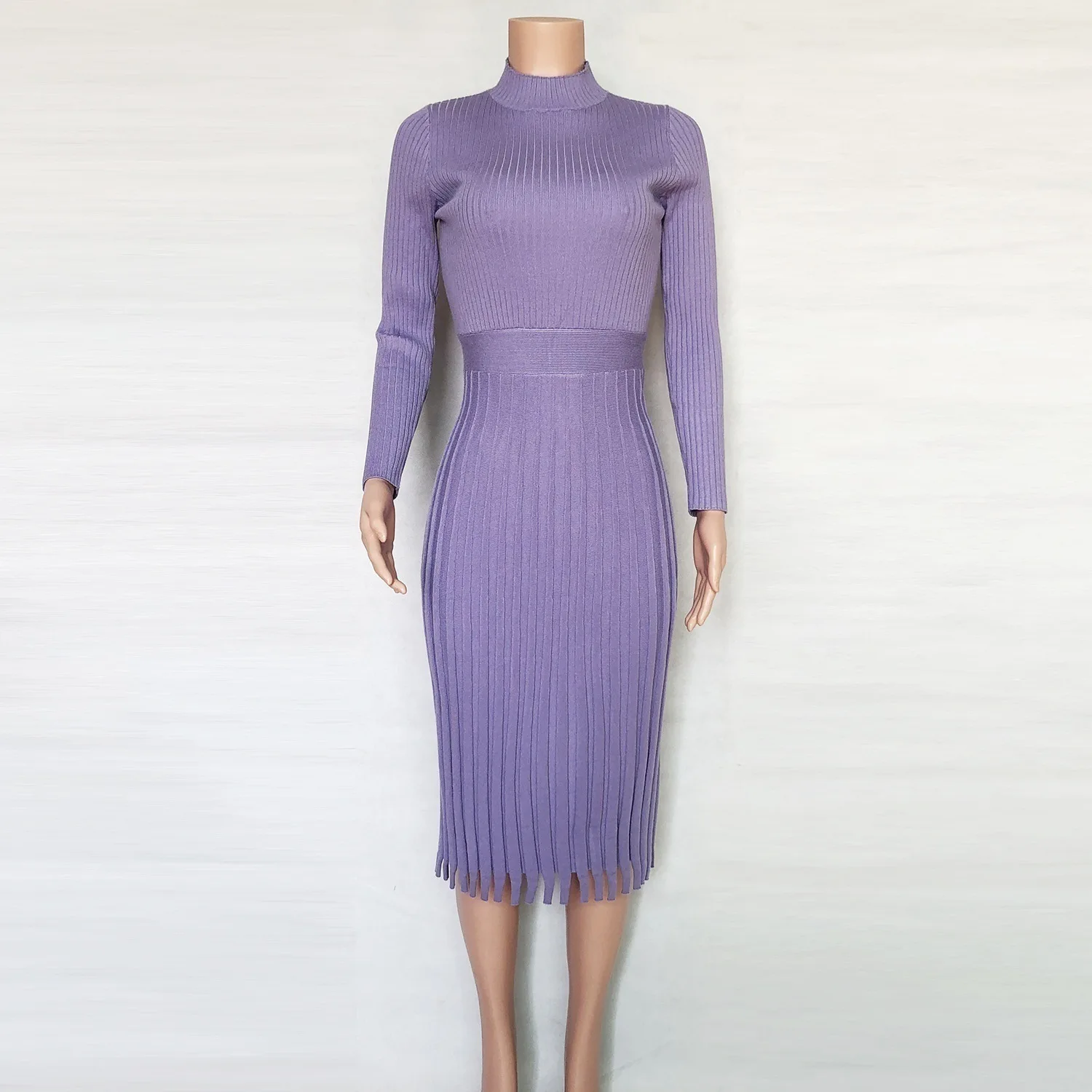 New mid-length sweater dress spring solid color pleated knitted dress dress for women plus size clothing for women
New mid-length sweater dress spring solid color pleated knitted dress dress for women plus size clothing for women