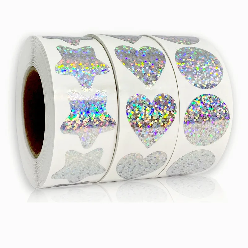 1 Inch 500PCS Empty Stickers Laser Star Heart Round Shape Stickers Gift Seal Labels for Birthdat Wedding Party Wrapping
1 Inch 500PCS Empty Stickers Laser Star Heart Round Shape Stickers Gift Seal Labels for Birthdat Wedding Party Wrapping