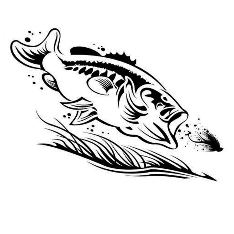 Waterproof and Sunscreen PVC Car Stickers Decor Motorcycle Decals Funny Largemouth Bass Vinyl Decorative Accessories,16cmx11cm
Waterproof and Sunscreen PVC Car Stickers Decor Motorcycle Decals Funny Largemouth Bass Vinyl Decorative Accessories,16cmx11cm