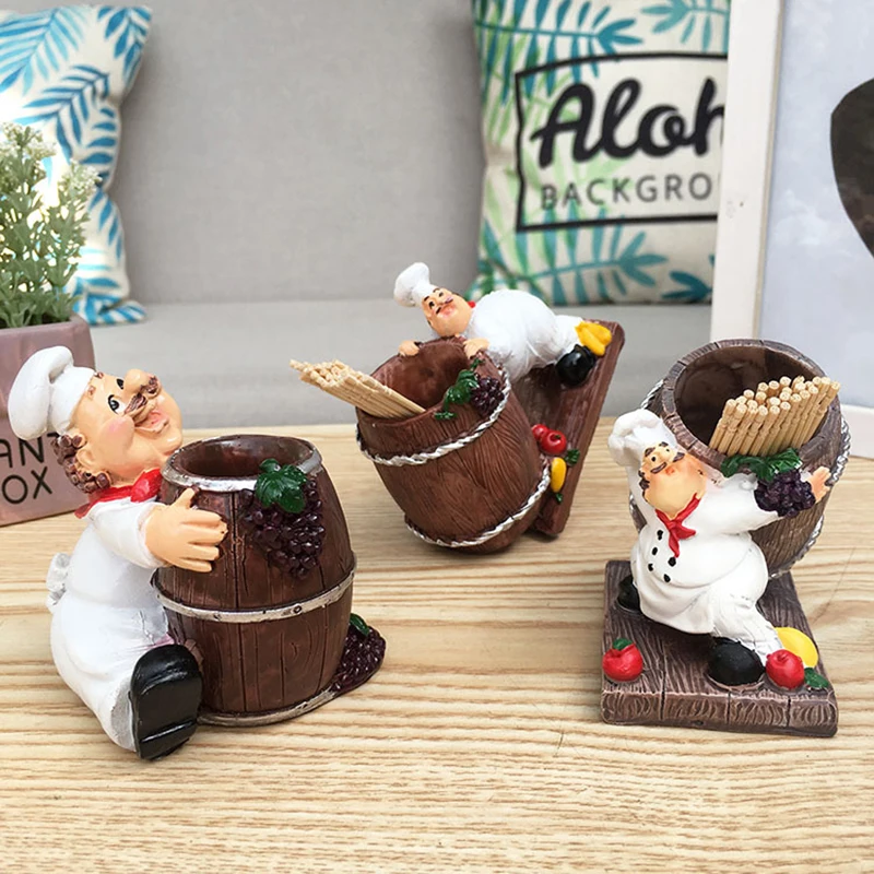 Creative Toothpick Holder Cute Fat Chef Toothpick Dispenser Toothpick Cleaning Teeth Household Tools Table Decorations
Creative Toothpick Holder Cute Fat Chef Toothpick Dispenser Toothpick Cleaning Teeth Household Tools Table Decorations