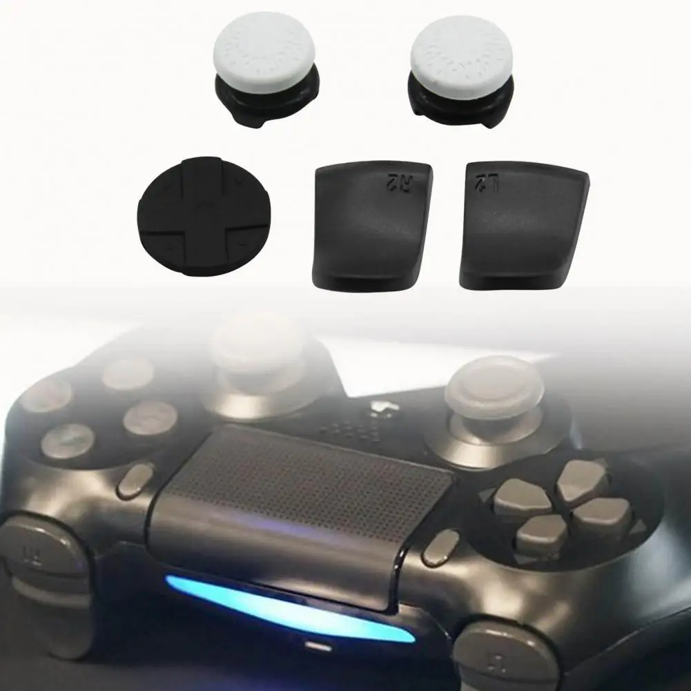 Button Caps Replaceable Easy Operation L2 R2 Gamepad Joystick Caps Case 5 in 1 Set Game Accessories for PS5 Game Controllers
Button Caps Replaceable Easy Operation L2 R2 Gamepad Joystick Caps Case 5 in 1 Set Game Accessories for PS5 Game Controllers