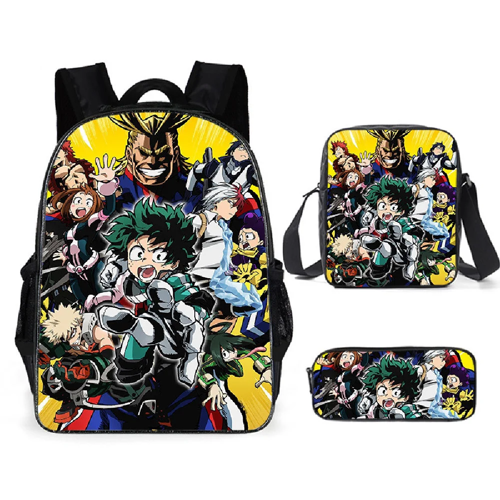 My Hero Academia Backpack Character Print MHA Cosplay Crossbody Bag Pencil Case Three Piece Anime Schoolbag Travelbag Teenagers
My Hero Academia Backpack Character Print MHA Cosplay Crossbody Bag Pencil Case Three Piece Anime Schoolbag Travelbag Teenagers