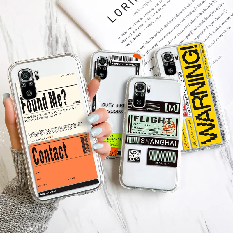 Poco X3 Pro F3 M3 X3 NFC Case For Xiaomi 11 Lite Funda Xiaomi Redmi Note 9 10 Pro 8 7 8T 7S 9s 10s Mi 10T Clear Art Lable Covers
Poco X3 Pro F3 M3 X3 NFC Case For Xiaomi 11 Lite Funda Xiaomi Redmi Note 9 10 Pro 8 7 8T 7S 9s 10s Mi 10T Clear Art Lable Covers