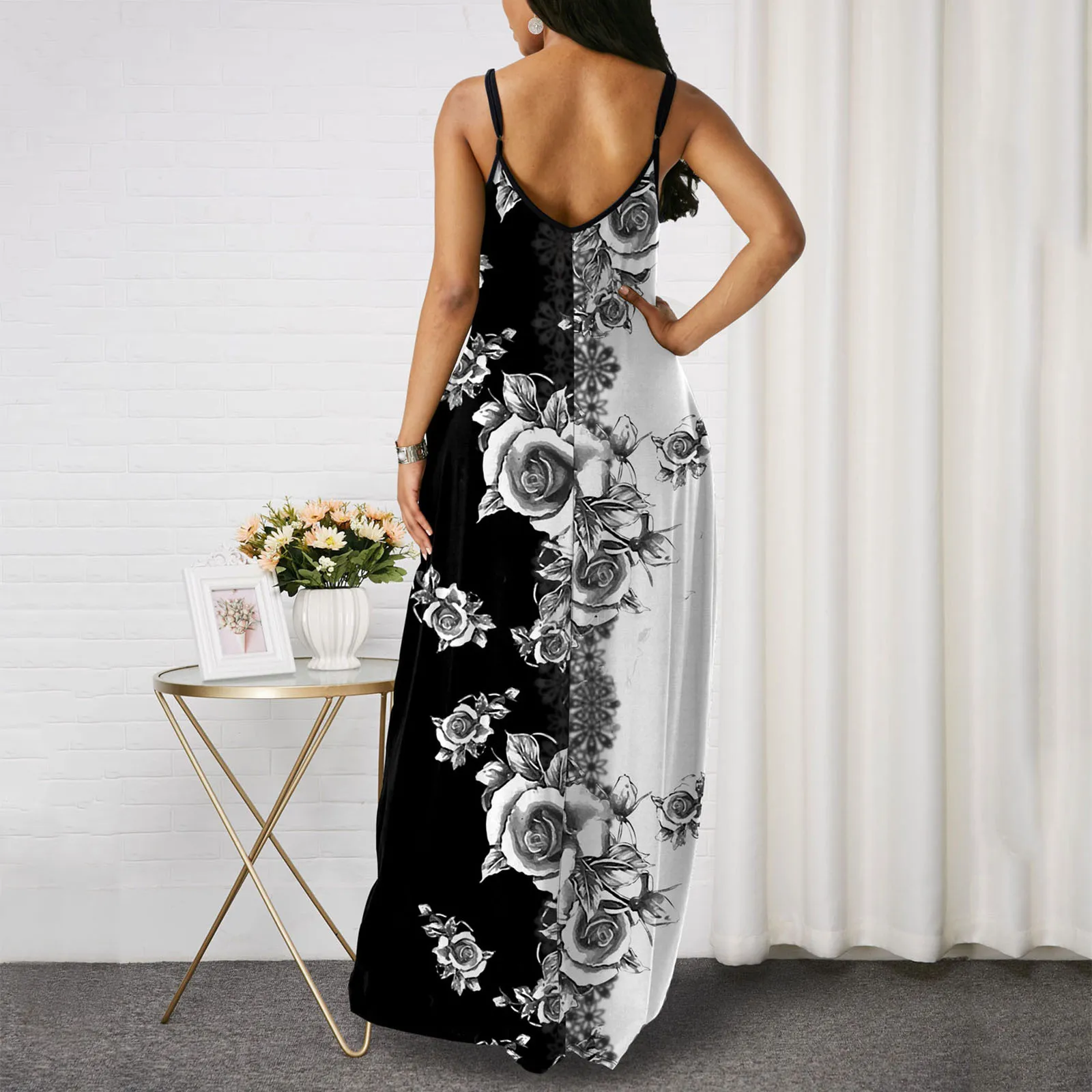 2021 Women Summer Dress O-neck Sleeveless Pullover Long Dresses Flower Printed Plus Size Long Skirt
2021 Women Summer Dress O-neck Sleeveless Pullover Long Dresses Flower Printed Plus Size Long Skirt