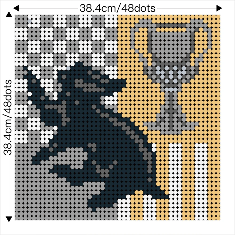 DIY Magic school MOC Hufflepiffed Faculty Badger School Badged Building Blocks Pixel Mosaic Art Painting Kids Creativity Toys
DIY Magic school MOC Hufflepiffed Faculty Badger School Badged Building Blocks Pixel Mosaic Art Painting Kids Creativity Toys