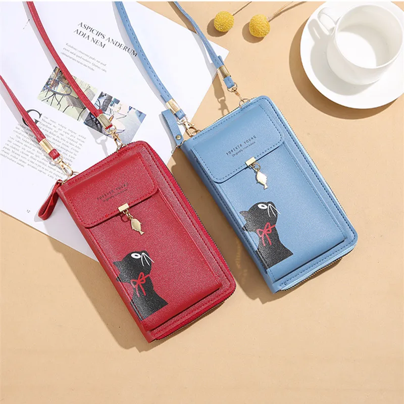 Multifunctional Cat Messenger Wallet, Ladies Fashion Mobile Phone Bag, Shoulder Bag Card Pack Valentine's Day Gift
Multifunctional Cat Messenger Wallet, Ladies Fashion Mobile Phone Bag, Shoulder Bag Card Pack Valentine's Day Gift