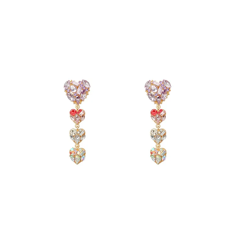 Long zircon drop earrings exaggerated color wholesale tassel women's dangling leaf earrings summer jewelry girl gift
Long zircon drop earrings exaggerated color wholesale tassel women's dangling leaf earrings summer jewelry girl gift