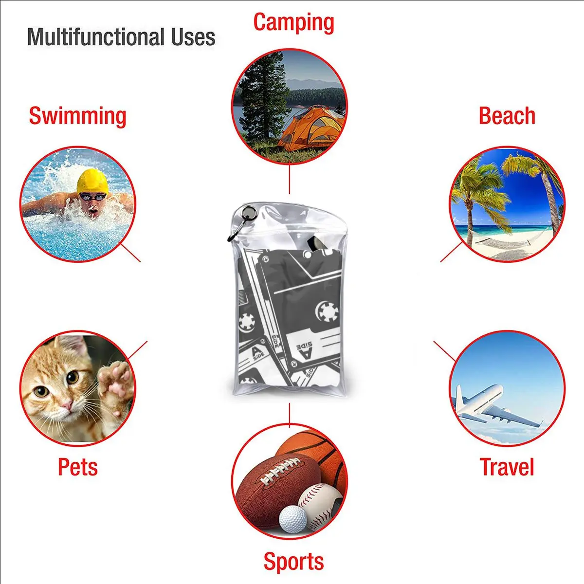 Quick Dry Beach Towel Cassette Tape In Monochrome Microfiber Bath Towel Beach Cushion Swimming Sand Free Beach Towel
Quick Dry Beach Towel Cassette Tape In Monochrome Microfiber Bath Towel Beach Cushion Swimming Sand Free Beach Towel