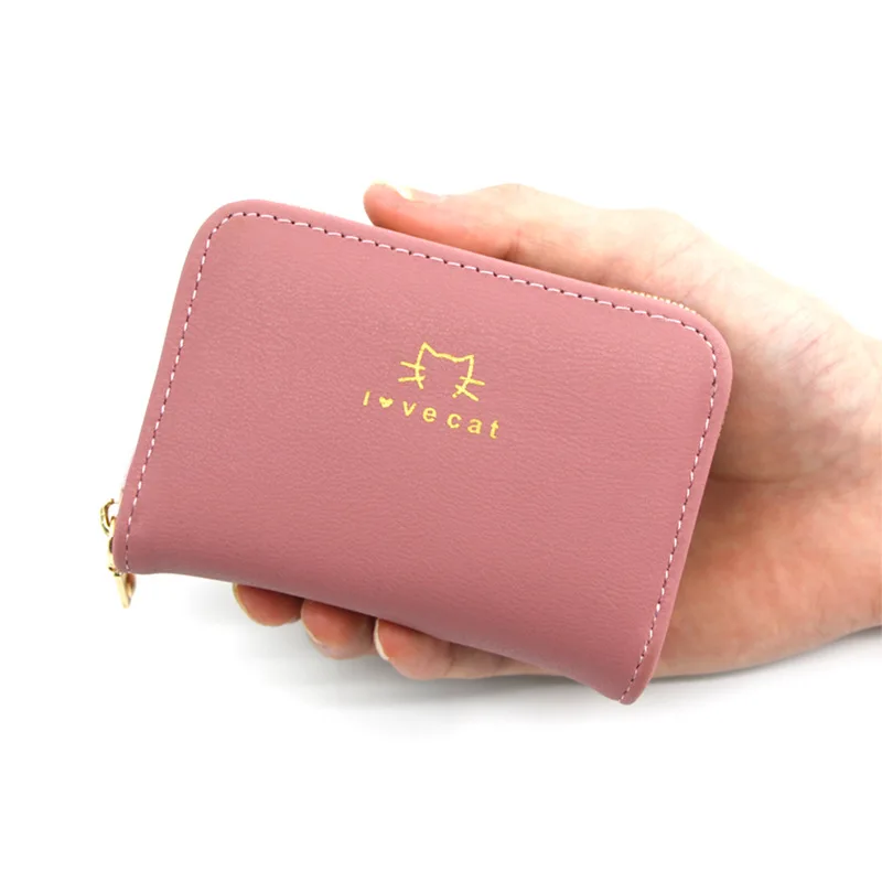 Women Card Case Cute Cat Pattern Girl's Card Bags Female Short Money Coin Purse Ladies Card Holder Hand Bags Clutch
Women Card Case Cute Cat Pattern Girl's Card Bags Female Short Money Coin Purse Ladies Card Holder Hand Bags Clutch