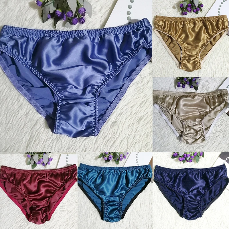Silk Satin Panties Women's Sexy Soft Comfortable Briefs Underwear Lingerie Satin Solid Knickers Briefs Female Underpants L-2XL
Silk Satin Panties Women's Sexy Soft Comfortable Briefs Underwear Lingerie Satin Solid Knickers Briefs Female Underpants L-2XL