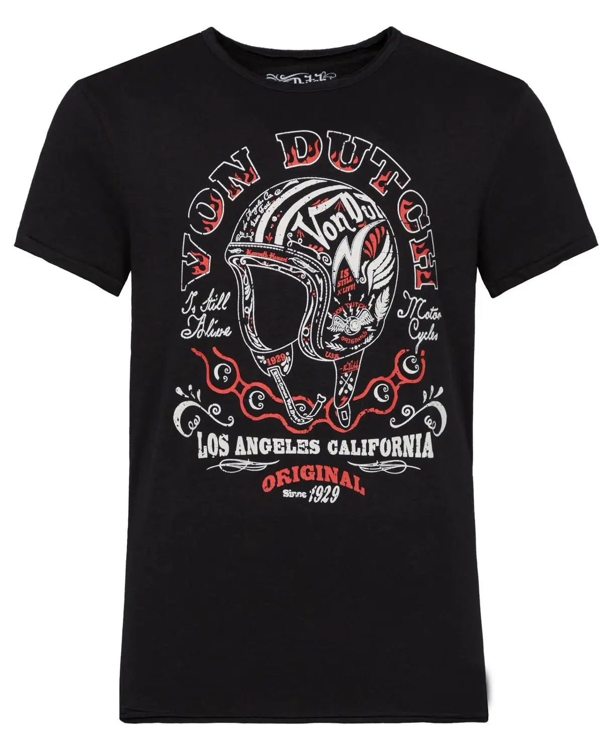 2019 Summer Style High Quality Tops Tee Shirt for Man Von Van Dutch T-Shirt Retro Biker Rockabilly Rocker To-Neck Tee
2019 Summer Style High Quality Tops Tee Shirt for Man Von Van Dutch T-Shirt Retro Biker Rockabilly Rocker To-Neck Tee
