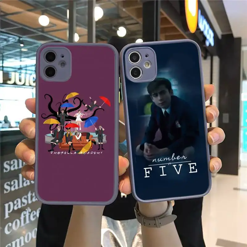 The Umbrella Academy movie Phone Case Matte Transparent for iPhone 7 8 11 12 s mini pro X XS XR MAX Plus cover funda cover
The Umbrella Academy movie Phone Case Matte Transparent for iPhone 7 8 11 12 s mini pro X XS XR MAX Plus cover funda cover