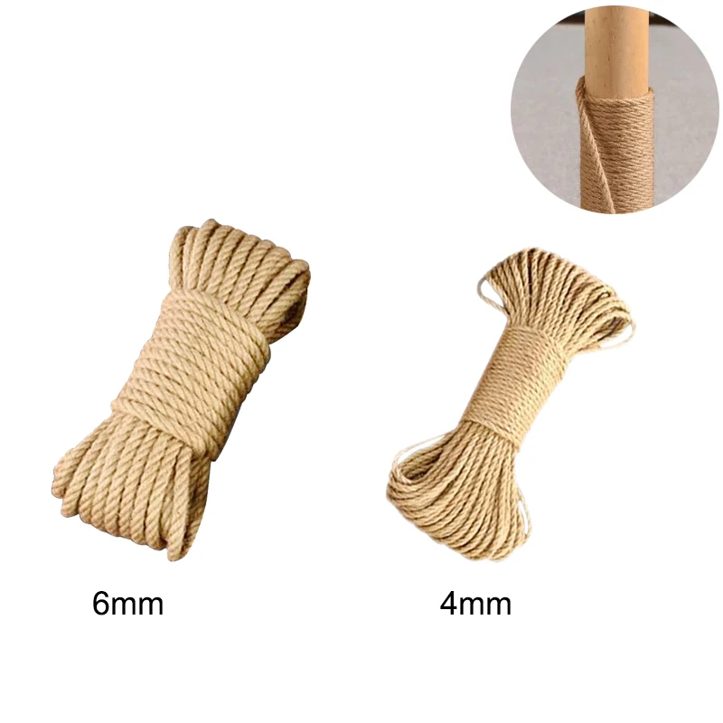 Natural Jute Fabric Rope DIY Basket Craft Cat Pet Scratching Hand Tool Cat Scratching Board Handmade Decoration 6mm
Natural Jute Fabric Rope DIY Basket Craft Cat Pet Scratching Hand Tool Cat Scratching Board Handmade Decoration 6mm