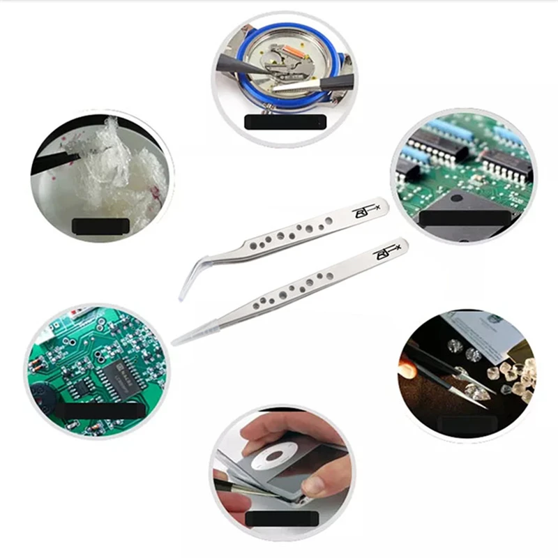 RJX Straight /45 Curved Stainless Steel Pincer Tweezer Repairing Tool With Cooling Hole For RC Models 
RJX Straight /45 Curved Stainless Steel Pincer Tweezer Repairing Tool With Cooling Hole For RC Models