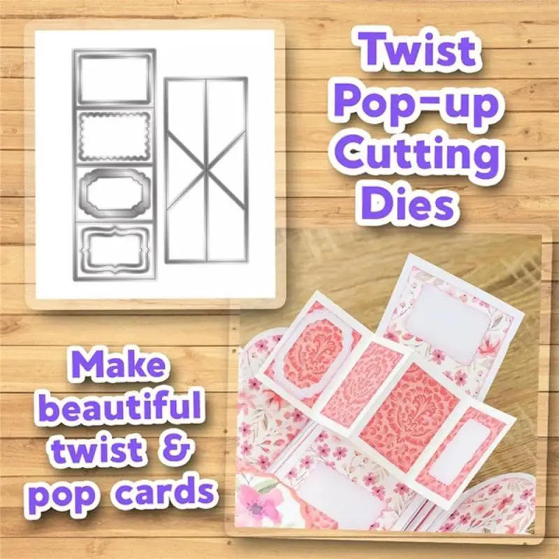 Metal Cutting Dies For DIY Cut Dies Scrapbooking Photo Album Decorative Paper Cards W/ Square Frame Craft Embossing Template
Metal Cutting Dies For DIY Cut Dies Scrapbooking Photo Album Decorative Paper Cards W/ Square Frame Craft Embossing Template