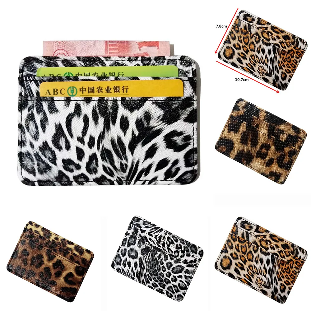 Unisex Small Mini Leopard Pattern Pu Leather Bank Business Id Card Holder Wallet Case
Unisex Small Mini Leopard Pattern Pu Leather Bank Business Id Card Holder Wallet Case