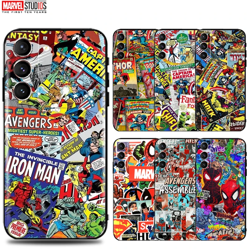 Phone Case For Samsung Galaxy S21 Plus S21 FE S21 Ultra 5G Funda Cover Marvel Avengers Comics Iron Man SpiderMan Deadpool Hulk
Phone Case For Samsung Galaxy S21 Plus S21 FE S21 Ultra 5G Funda Cover Marvel Avengers Comics Iron Man SpiderMan Deadpool Hulk