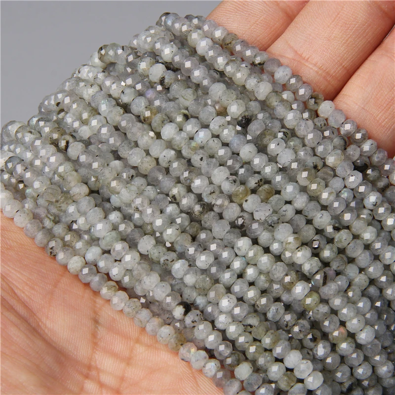 3x4MM Shinny Natural Faceted Roundle Quartz Agates Stone Beads Loose Spacer Small Beads For Diy Bracelet Jewelry Making 15 Inch 
3x4MM Shinny Natural Faceted Roundle Quartz Agates Stone Beads Loose Spacer Small Beads For Diy Bracelet Jewelry Making 15 Inch