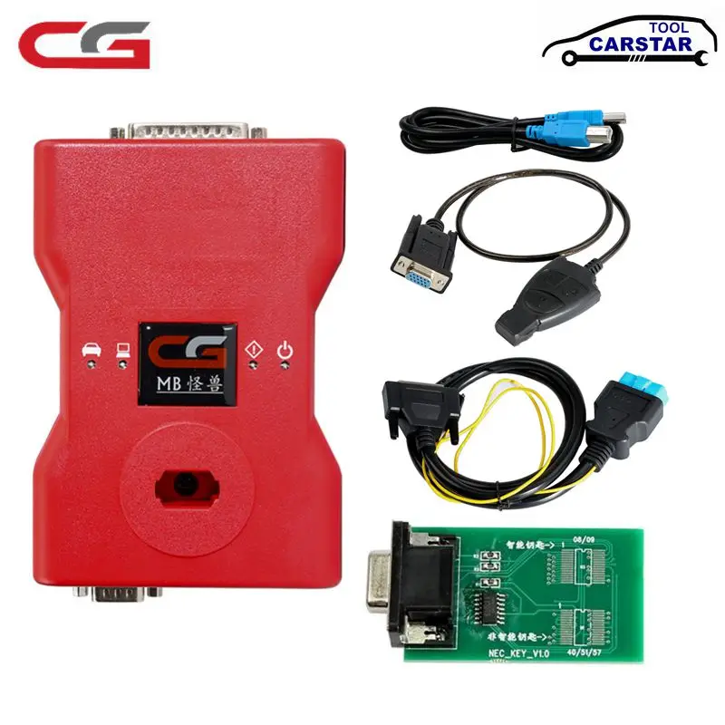 

CGDI Prog MB For Benz Car Key Programmer Add Fastest for Benz Support All Key Lost via OBD Ket Matching Add ELV Repair Adapter