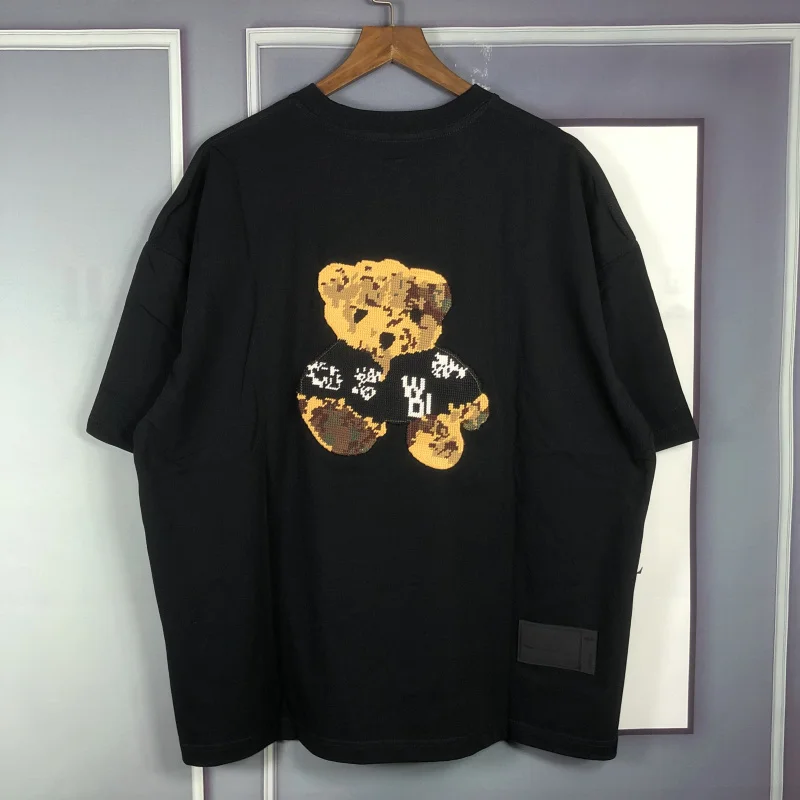 Embroidery Bear We11done T-shirt Men Women Best Quality Welldone Top Tees T shirts clothing
Embroidery Bear We11done T-shirt Men Women Best Quality Welldone Top Tees T shirts clothing
