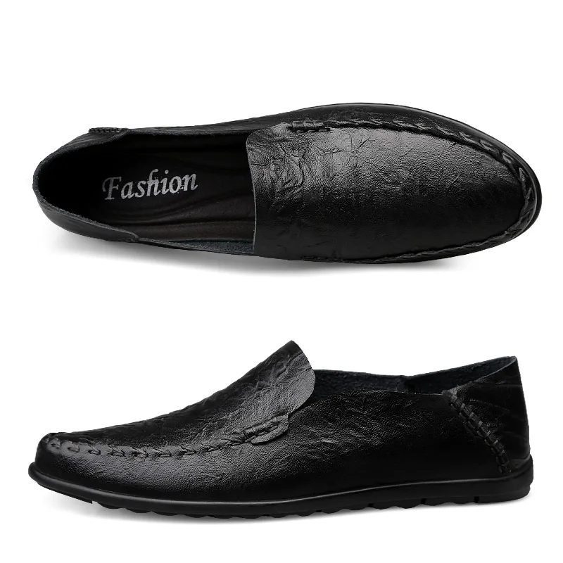 Mens Casual Shoes Genuine Leather Brand Loafers Men Moccasins Breathable Slip on Business Flats Man Driving Shoes Big Size 37-47
Mens Casual Shoes Genuine Leather Brand Loafers Men Moccasins Breathable Slip on Business Flats Man Driving Shoes Big Size 37-47