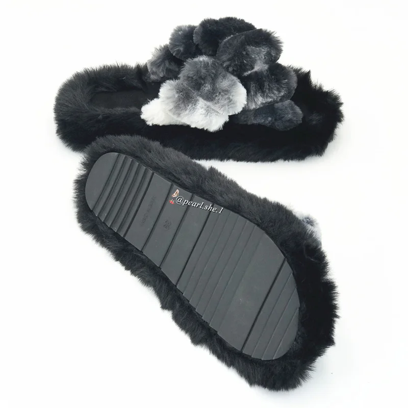 Fashion Designers Girl Fashion Fur Slippers Wholesale Faux Fur Cross Indoor Floor Slides Non Slip Furry Slides
Fashion Designers Girl Fashion Fur Slippers Wholesale Faux Fur Cross Indoor Floor Slides Non Slip Furry Slides