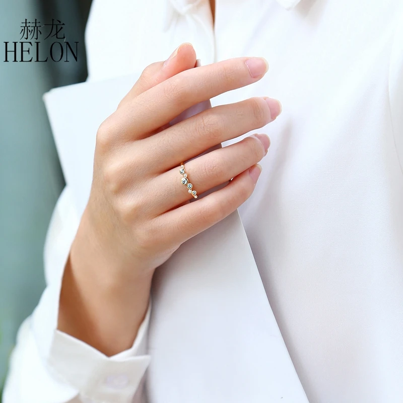 HELON Art Nouveau Solid 14k Yellow Gold Natural Diamoinds Ring Natural Blue Topaz Engagement Wedding Ring for Women Fine Jewelry
HELON Art Nouveau Solid 14k Yellow Gold Natural Diamoinds Ring Natural Blue Topaz Engagement Wedding Ring for Women Fine Jewelry