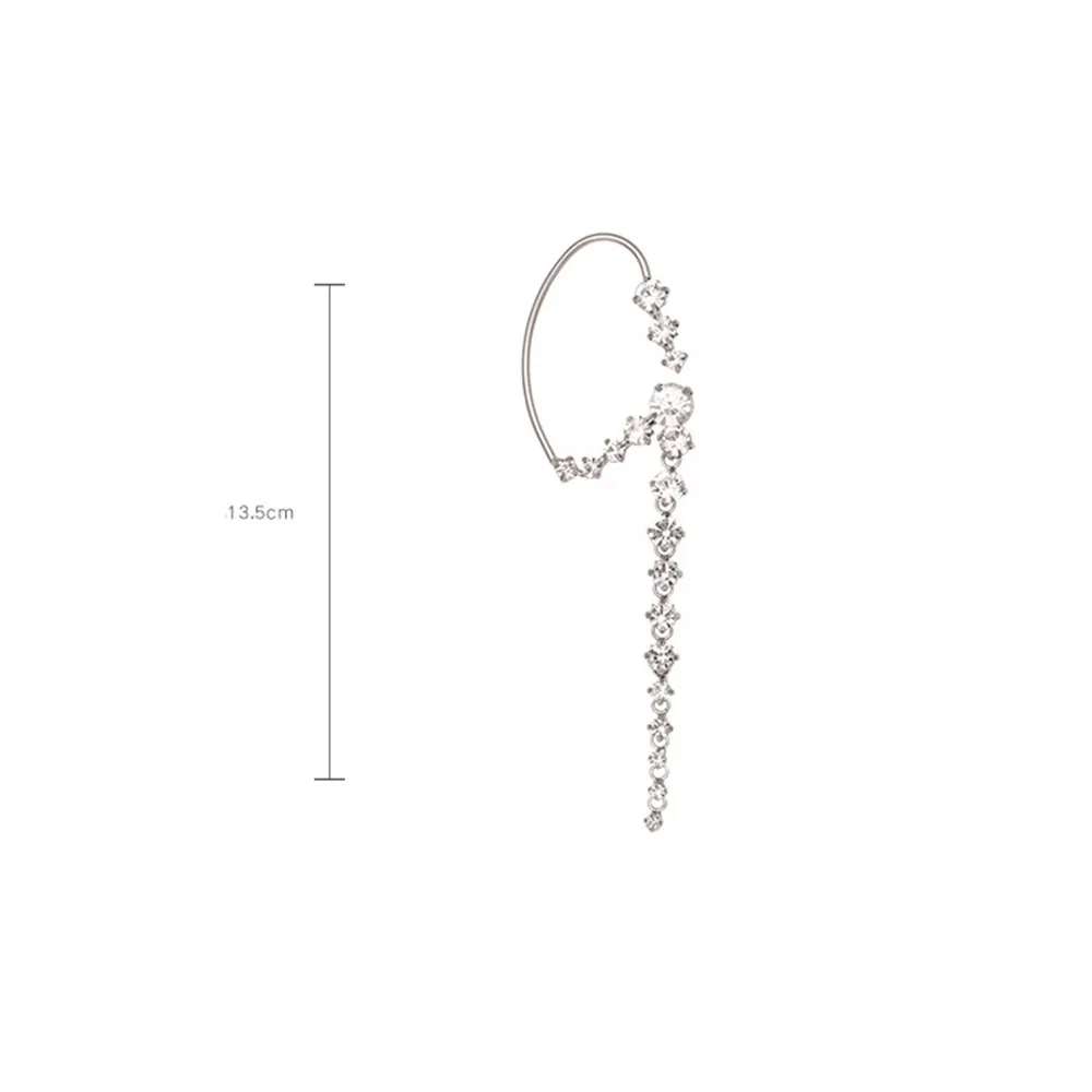 Fashion 1pc Big Ear Cuff Earrings Women New Style Shinning Crystal Hanging Earrings Handmade Party Jewelry Gifts
Fashion 1pc Big Ear Cuff Earrings Women New Style Shinning Crystal Hanging Earrings Handmade Party Jewelry Gifts