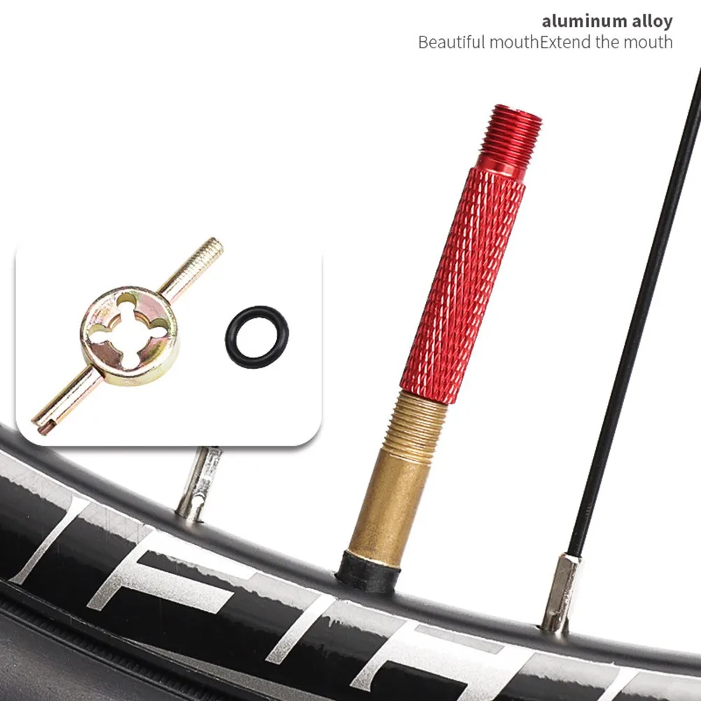 Bicycle Inner Tubes Presta Valve Extender Extension With Core Wrenc Bike Soft Case Cover Replacement Mouth Hose Extended By 40mm
Bicycle Inner Tubes Presta Valve Extender Extension With Core Wrenc Bike Soft Case Cover Replacement Mouth Hose Extended By 40mm