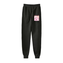Fashion Japanese Kawaii Strawberry Milk Box Jogger Harem Pants Sport Hip Hop Style Men Women Long Loose White Black Pant Trouser