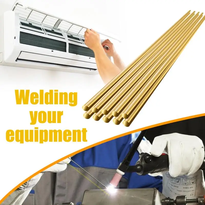 10PCS Brass Welding Wire Soldering Tools No Need Solder Powder Electrode 1.6mm/2.0mm Solder Rod Brass Weld Braz Rod Tools
10PCS Brass Welding Wire Soldering Tools No Need Solder Powder Electrode 1.6mm/2.0mm Solder Rod Brass Weld Braz Rod Tools