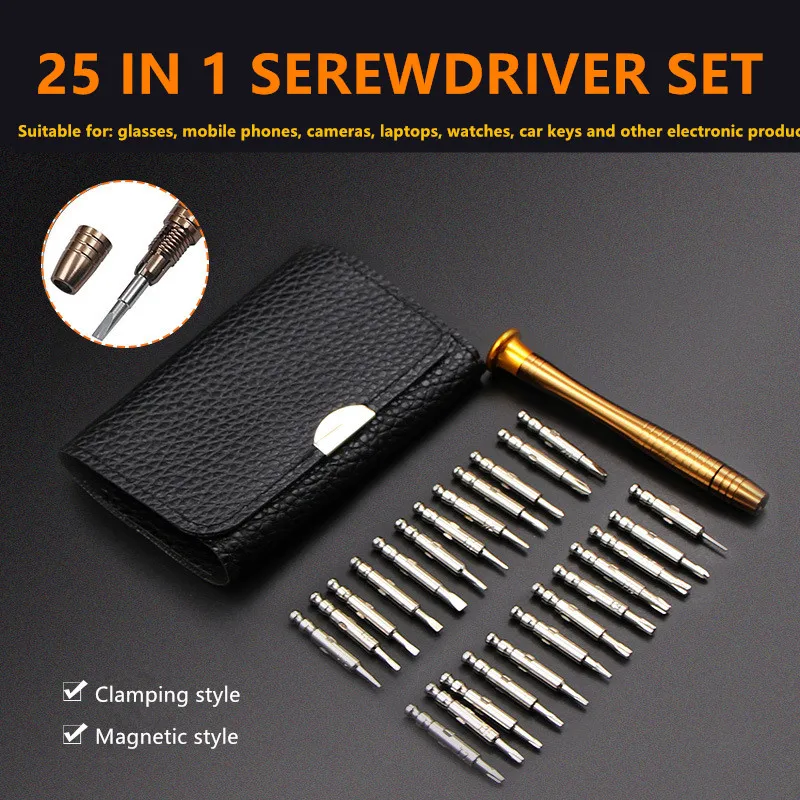 25 In 1 Multi-Function Manual Screwdriver Batch Head Suit Mobile Notebook Maintenance Tools
25 In 1 Multi-Function Manual Screwdriver Batch Head Suit Mobile Notebook Maintenance Tools