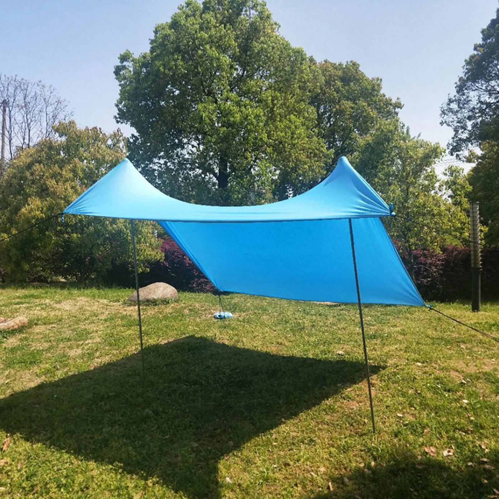Beach Tent Beach Sunshade Lightweight Sun Shelter With 2 Poles & 4 Sandbags Shade Tent Comfortable For Parks & Outdoor Camping
Beach Tent Beach Sunshade Lightweight Sun Shelter With 2 Poles & 4 Sandbags Shade Tent Comfortable For Parks & Outdoor Camping