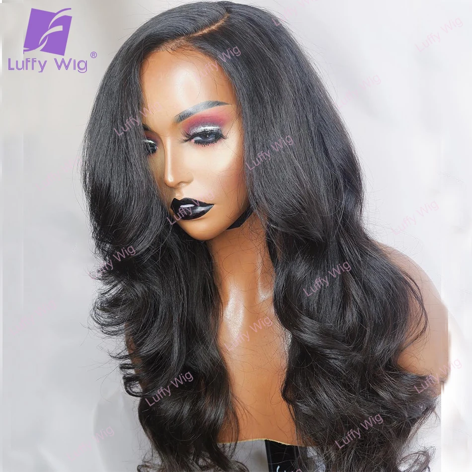 13x6 Long Wavy Lace Front Wig Brazilian Remy Lace Front Human Hair Wigs Glueless 200 Density Pre Plucked For Black Women LUFFY
13x6 Long Wavy Lace Front Wig Brazilian Remy Lace Front Human Hair Wigs Glueless 200 Density Pre Plucked For Black Women LUFFY