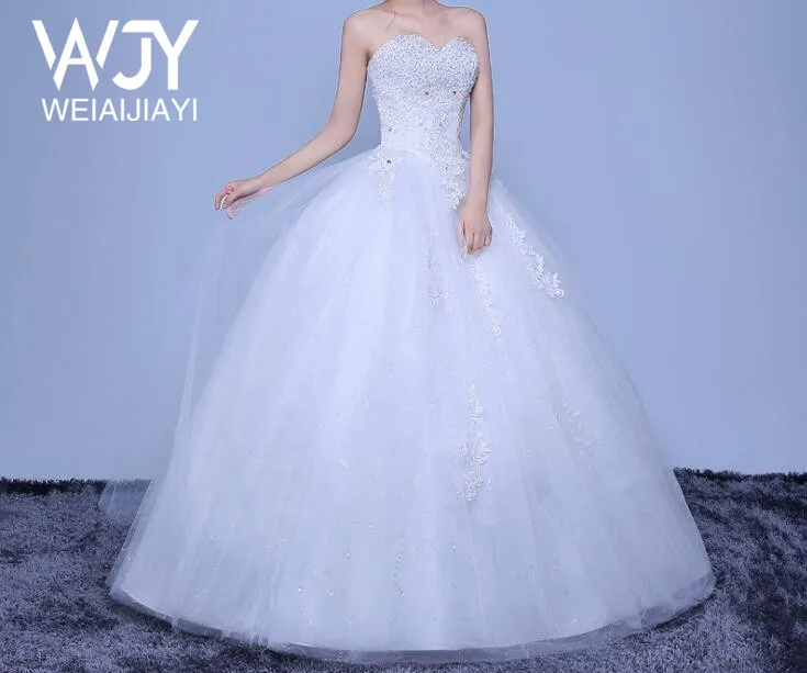 Vestido De Novia Elegant Sweetheart Sleeveless Bare Shoulder Ball Gown Cheap Wedding Dress Sexy Bridal Dresses Robe De Mariee
Vestido De Novia Elegant Sweetheart Sleeveless Bare Shoulder Ball Gown Cheap Wedding Dress Sexy Bridal Dresses Robe De Mariee