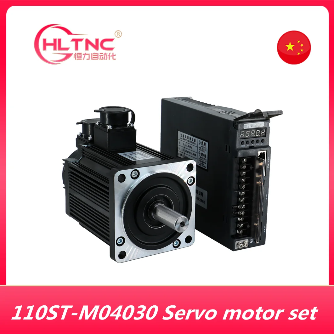 110ST-M04030 220V 1.2KW AC Servo motor 3000RPM 4N.M. 1200W servomotor Single-Phase ac drive permanent magnet Matched Driver
110ST-M04030 220V 1.2KW AC Servo motor 3000RPM 4N.M. 1200W servomotor Single-Phase ac drive permanent magnet Matched Driver