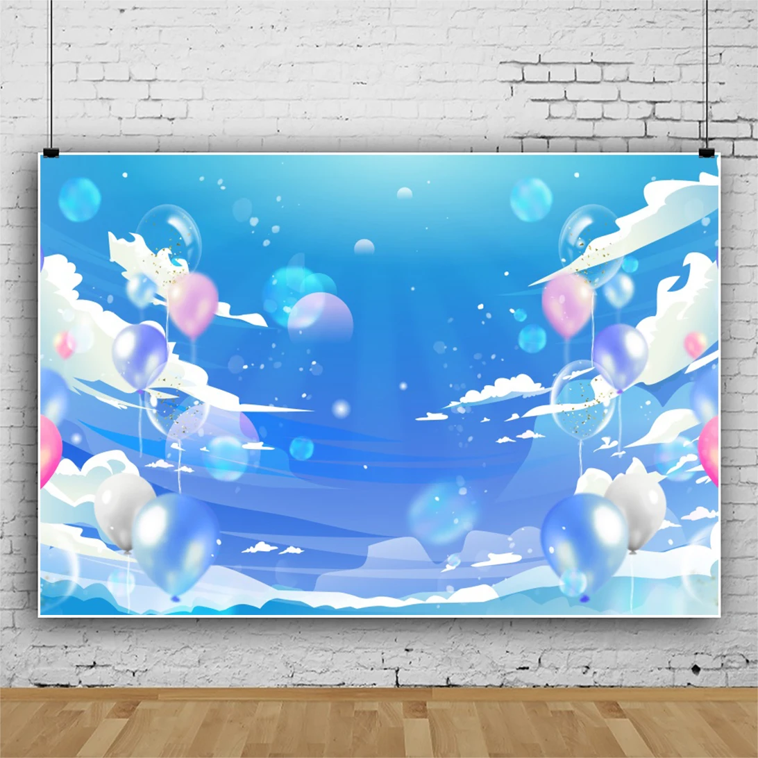 Laeacco Cartoon Blue Sky Scene Sunshine Light Bokeh Photography Backdrop Baby Portrait Customized Banner Poster Photo Background
Laeacco Cartoon Blue Sky Scene Sunshine Light Bokeh Photography Backdrop Baby Portrait Customized Banner Poster Photo Background
