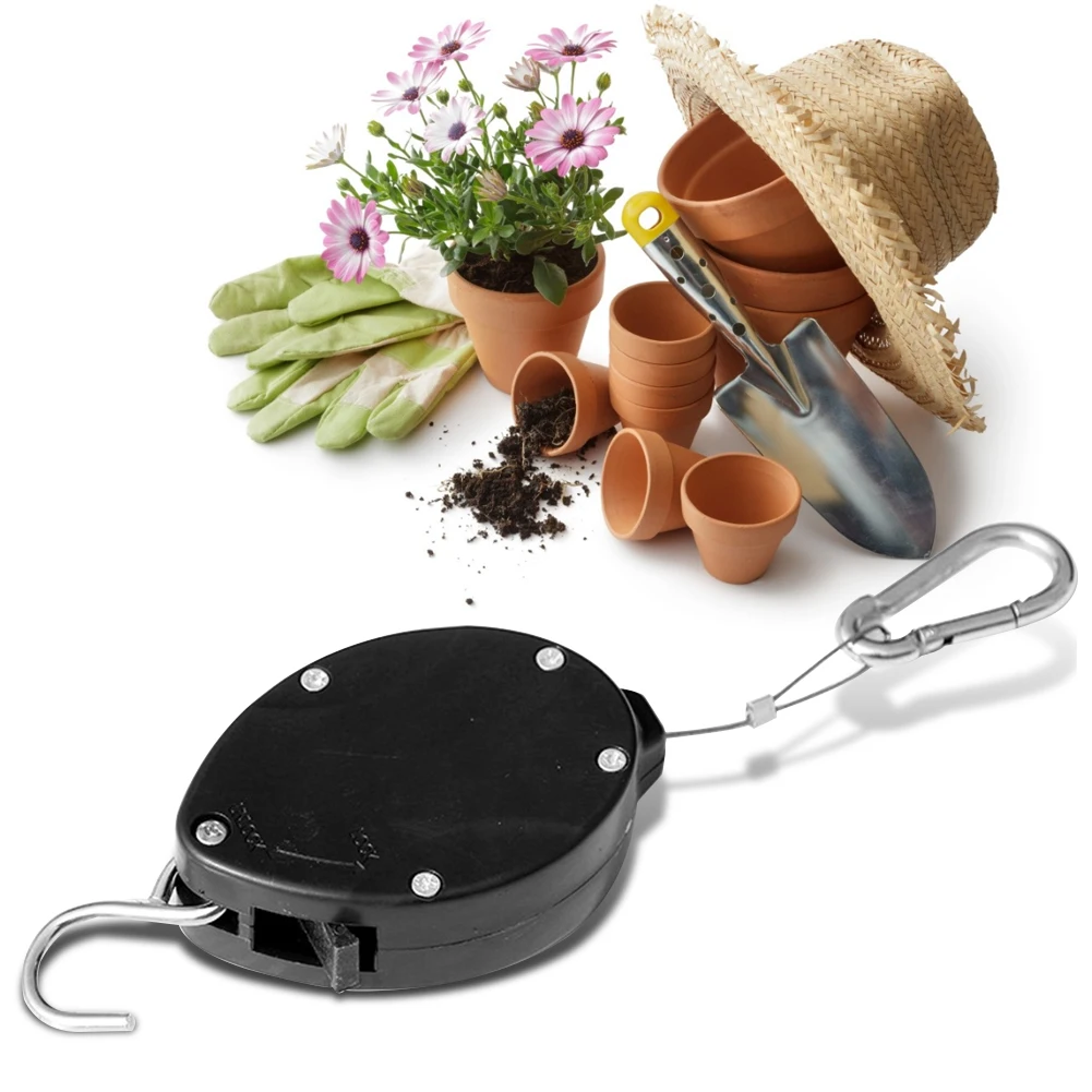 Adjustable Stainless Steel Telescopic Lifting Hook Garden Hanging Pots Hook
Adjustable Stainless Steel Telescopic Lifting Hook Garden Hanging Pots Hook