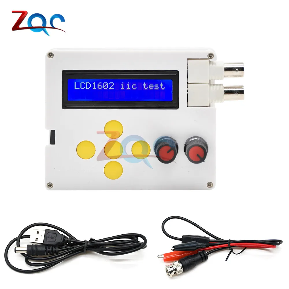 YM-100 DDS Function Signal Generator Square Wave Adjustable 1Hz-500KHz with BNC Wire USB Cable DC 4 -10V 1602LCD
YM-100 DDS Function Signal Generator Square Wave Adjustable 1Hz-500KHz with BNC Wire USB Cable DC 4 -10V 1602LCD