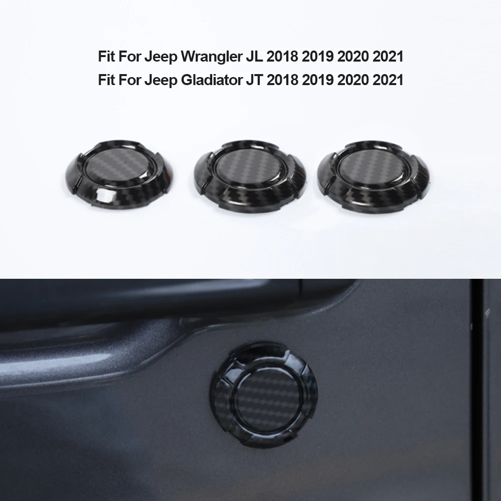 3Pcs Set Car Door Key Jack Hole Decor Cover Stickers for Jeep Wrangler JL Gladiator JT 2018+ Car-Styling Accessories
3Pcs Set Car Door Key Jack Hole Decor Cover Stickers for Jeep Wrangler JL Gladiator JT 2018+ Car-Styling Accessories