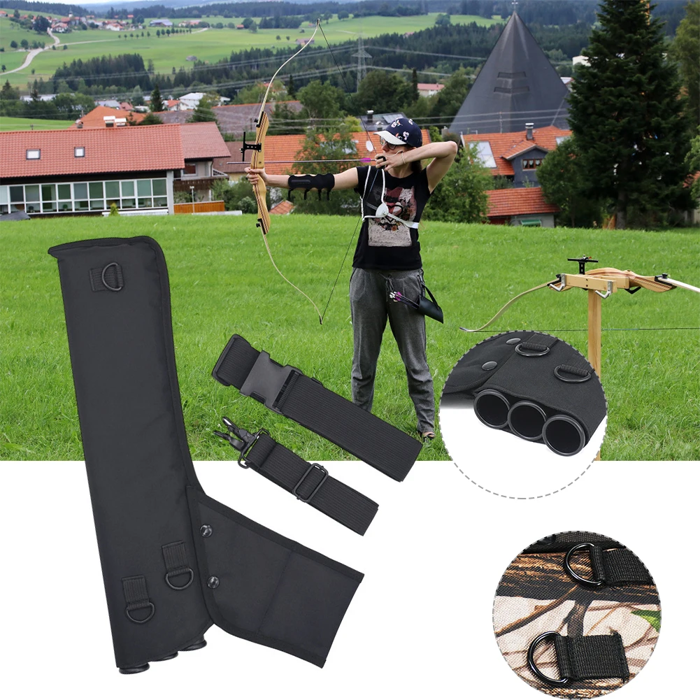Arrow Bag 49x28 cm 3 Tubes Single Shoulder Arrow Quiver Large Capacity Portable Bow Holder Pouch for Bow Arrow Hunting Shooting
Arrow Bag 49x28 cm 3 Tubes Single Shoulder Arrow Quiver Large Capacity Portable Bow Holder Pouch for Bow Arrow Hunting Shooting
