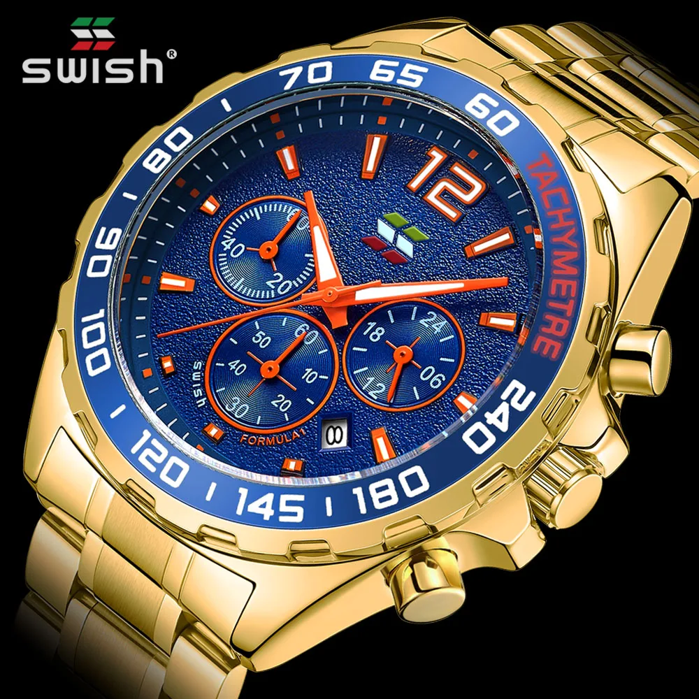 SWISH Men Watch Sports Waterproof Watches Luxury Analog Quartz Digital WristWatch For Men Bright Gold Watches Relogio Masculino
SWISH Men Watch Sports Waterproof Watches Luxury Analog Quartz Digital WristWatch For Men Bright Gold Watches Relogio Masculino