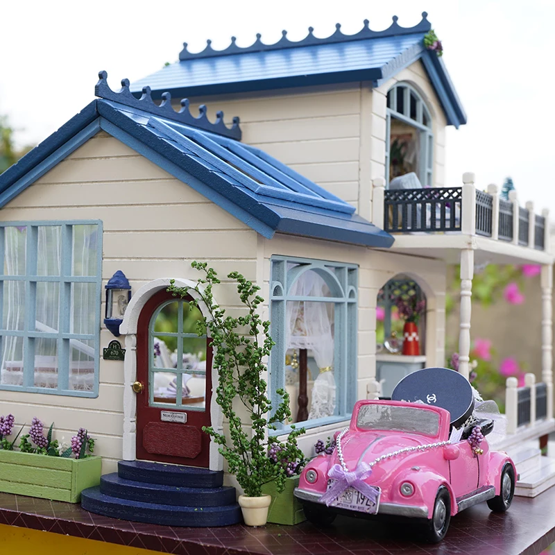 DIY Dollhouse KITs Miniature Mini Doll House With Furnitures Wooden House Toys For Children Birthday Gifts Girls Boys
DIY Dollhouse KITs Miniature Mini Doll House With Furnitures Wooden House Toys For Children Birthday Gifts Girls Boys