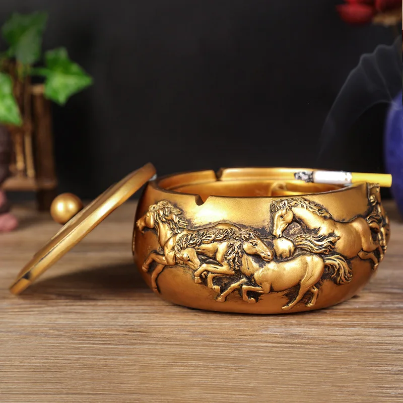 040Home Bedroom Creative Personality Ashtray Multi-functional Horse To Successful Environmentally Friendly Resin Process
040Home Bedroom Creative Personality Ashtray Multi-functional Horse To Successful Environmentally Friendly Resin Process