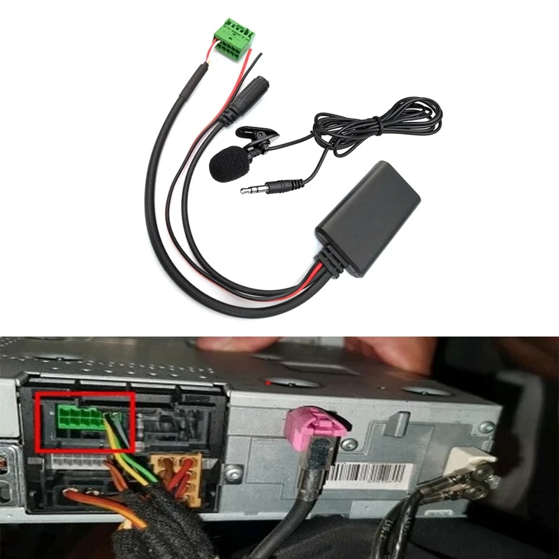 12Pin HIFI Wireless Music Transmission Car Audio Bluetooth Cable Adapter Microphone for A3 Q3 R8
12Pin HIFI Wireless Music Transmission Car Audio Bluetooth Cable Adapter Microphone for A3 Q3 R8