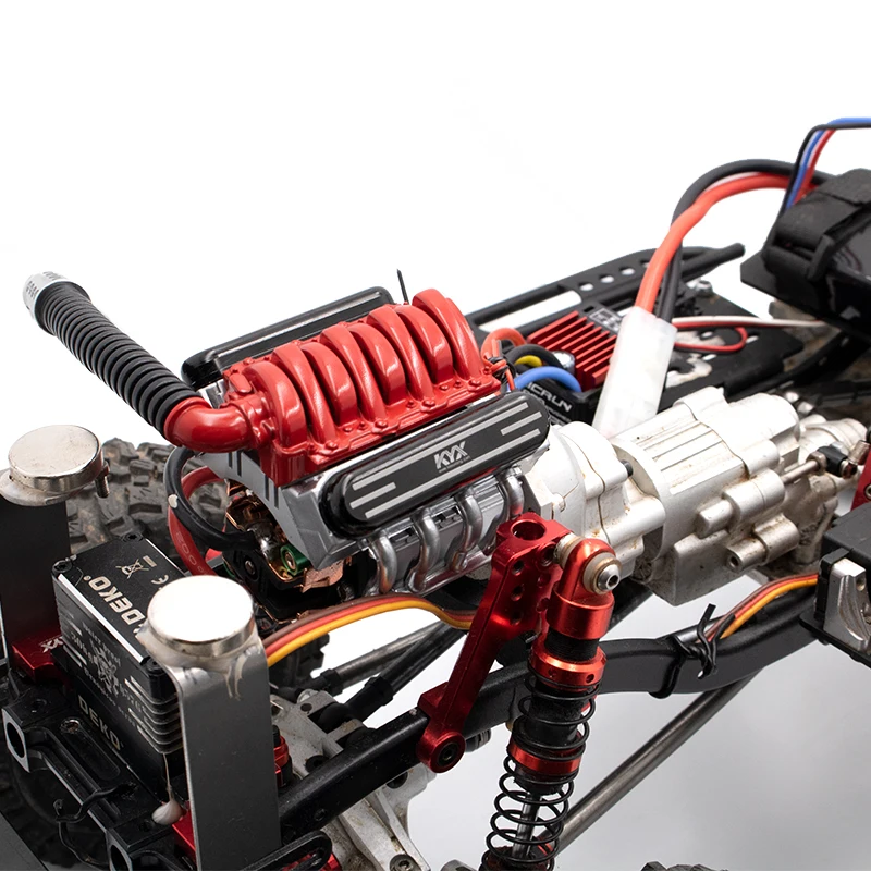 Rc Crawler Car V8 Motor Engine Cooling System Kits For 1:10 Scale Remote Control Car Axial Scx10 ii 90046 Traxxass Trx4 Parts
Rc Crawler Car V8 Motor Engine Cooling System Kits For 1:10 Scale Remote Control Car Axial Scx10 ii 90046 Traxxass Trx4 Parts