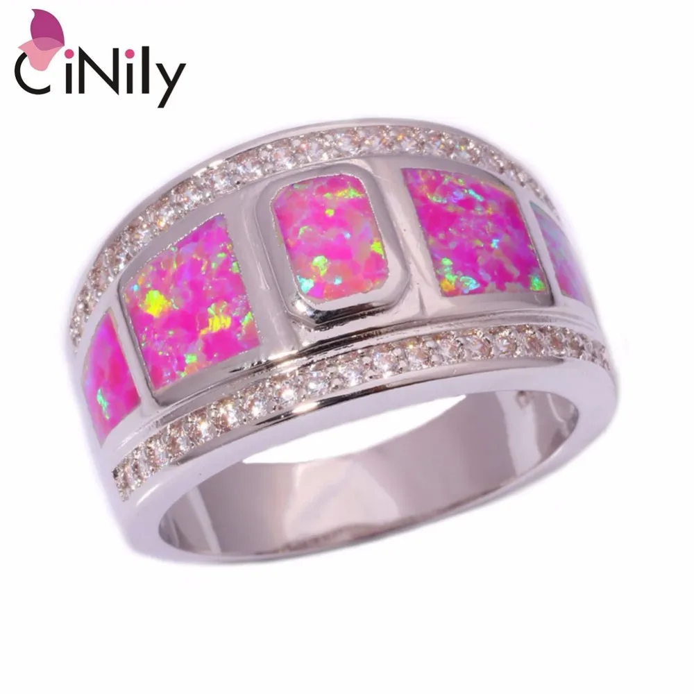 CiNily Created Pink Fire Opal Cubic Zirconia Silver Plated Wholesale for Women Jewelry Party Gift Ring Size 7-11 OJ6582
CiNily Created Pink Fire Opal Cubic Zirconia Silver Plated Wholesale for Women Jewelry Party Gift Ring Size 7-11 OJ6582
