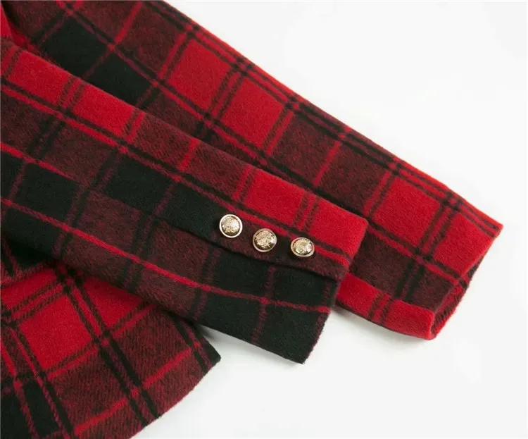 2020 Classic Red Black Colorblock Woolen Coat Women Autumn Winter New Fashion Double Breasted Design Slim Wool Blend Coat Women
2020 Classic Red Black Colorblock Woolen Coat Women Autumn Winter New Fashion Double Breasted Design Slim Wool Blend Coat Women