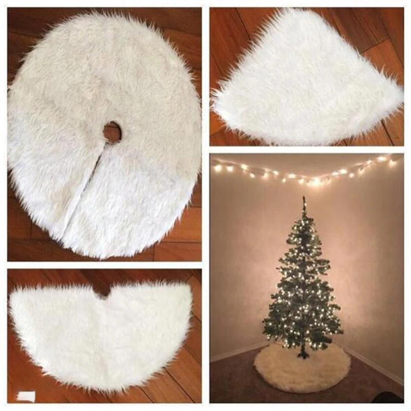 Soft Pure White Plush Tree Skirt Luxurious Tree Skirt Thick Exquisite Small Fresh Tree Skirts Christmas Tree Accessories
Soft Pure White Plush Tree Skirt Luxurious Tree Skirt Thick Exquisite Small Fresh Tree Skirts Christmas Tree Accessories
