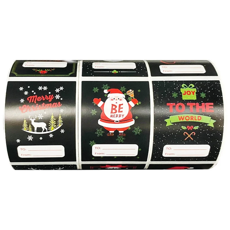 300Pcs/roll Merry Christmas Sticker Christmas New Year Party Holiday Decoration Gift Packaging Sealing Baking Sticker Label
300Pcs/roll Merry Christmas Sticker Christmas New Year Party Holiday Decoration Gift Packaging Sealing Baking Sticker Label